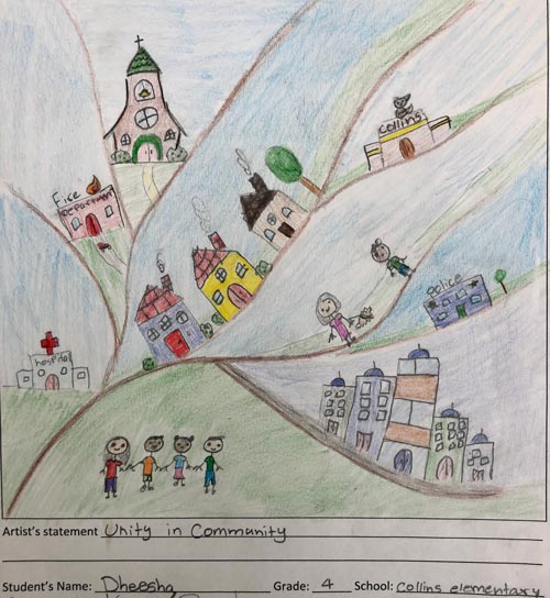 Forest Hills School Art Contest Honorable Mention