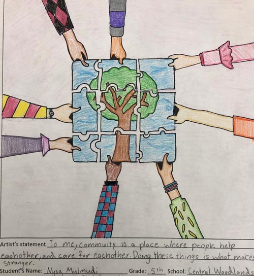 Forest Hills School Art Contest Honorable Mention